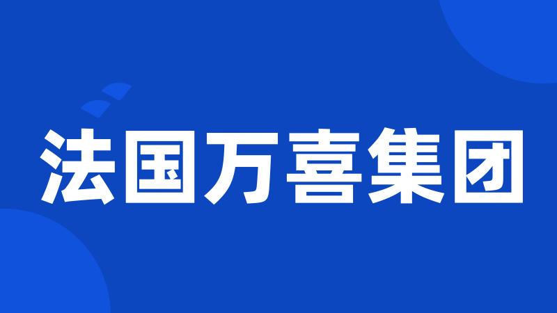 法国万喜集团
