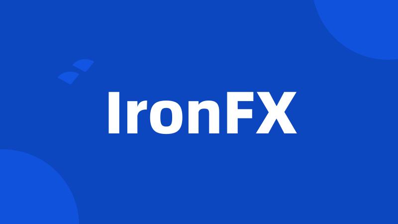 IronFX