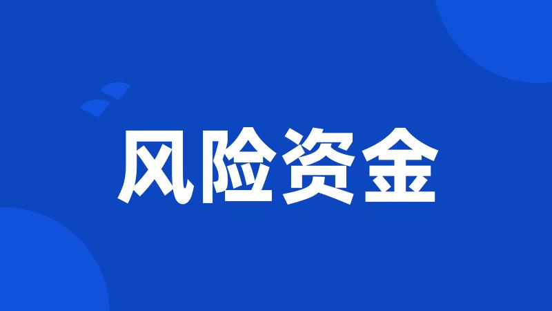风险资金