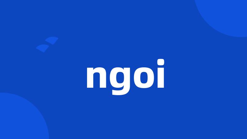 ngoi