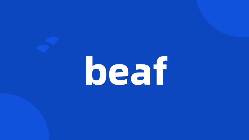 beaf