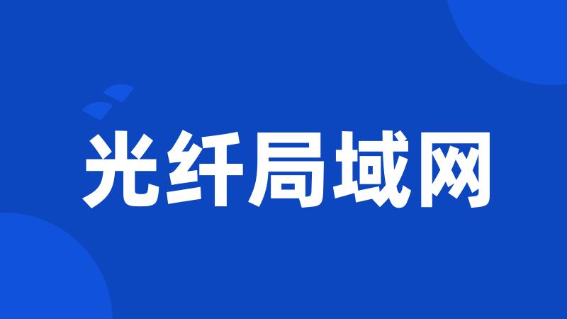 光纤局域网