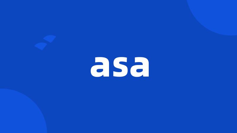 asa