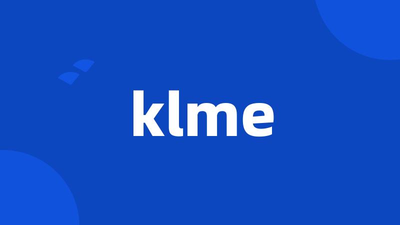 klme