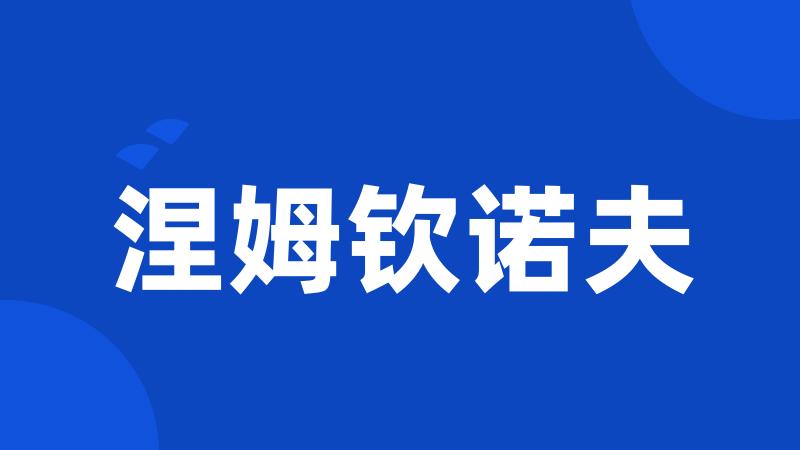 涅姆钦诺夫