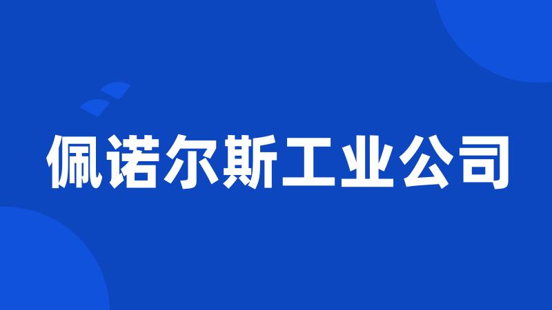 佩诺尔斯工业公司
