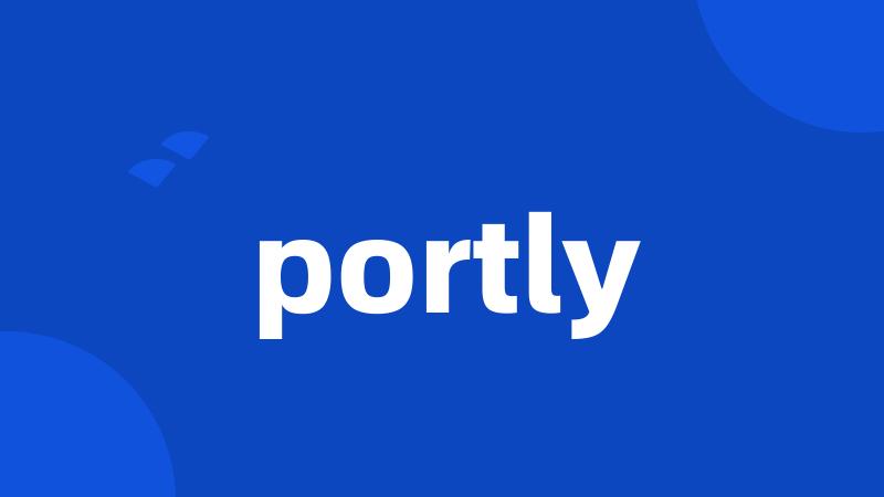 portly