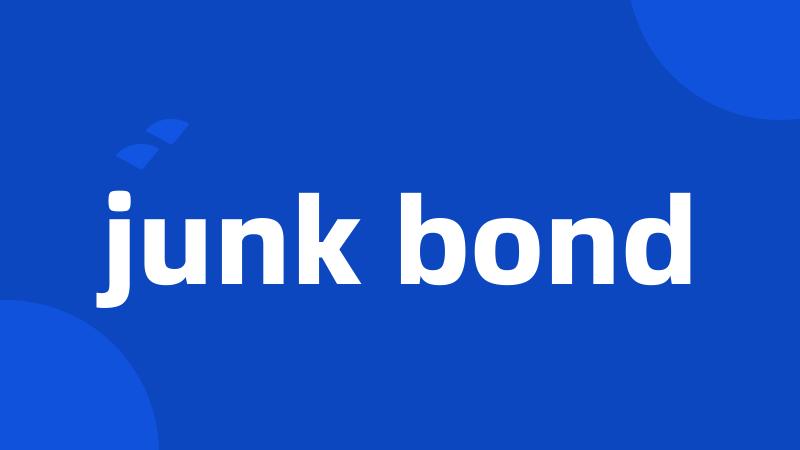 junk bond