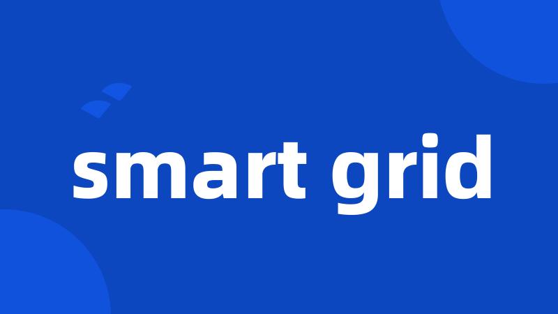 smart grid