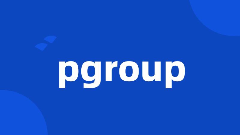 pgroup