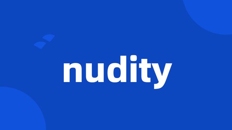 nudity