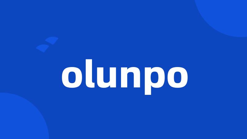 olunpo