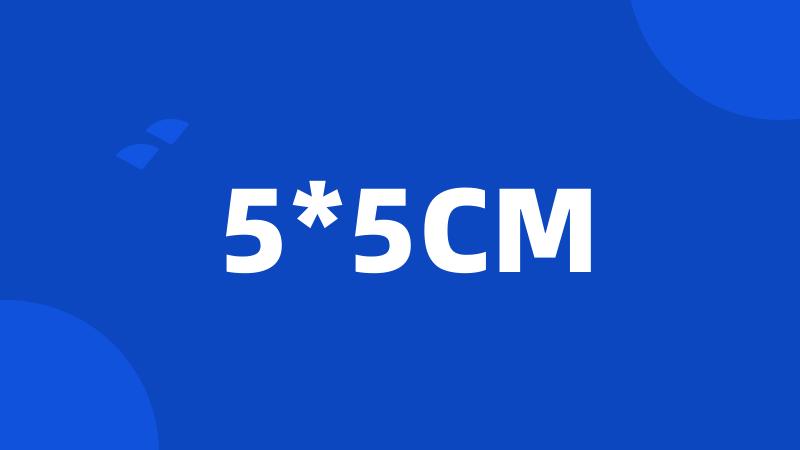 5*5CM