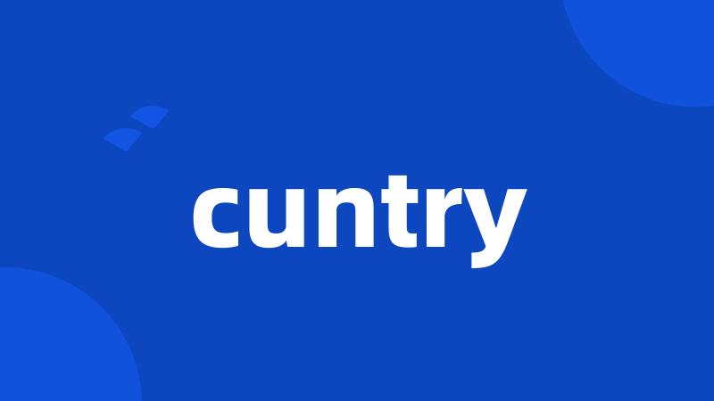 cuntry
