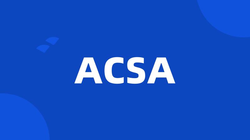 ACSA
