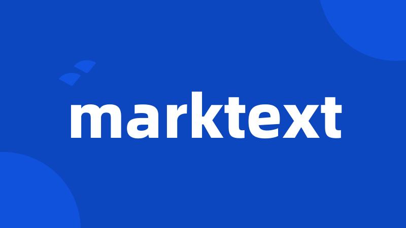 marktext
