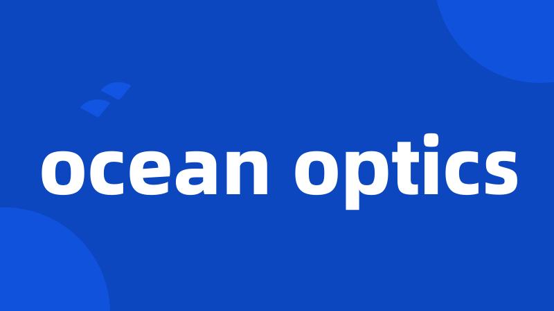 ocean optics