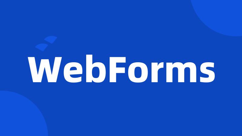 WebForms