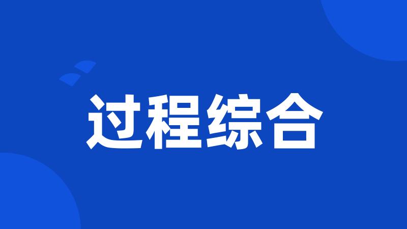 过程综合