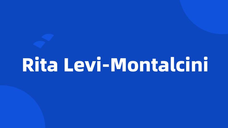 Rita Levi-Montalcini