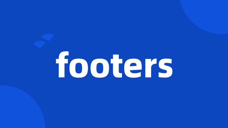 footers