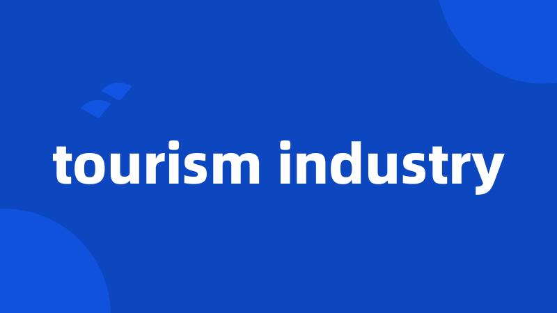 tourism industry