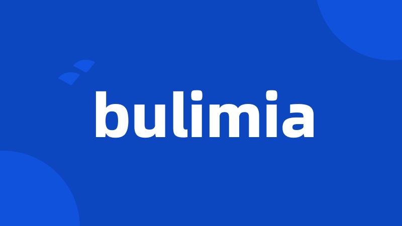 bulimia