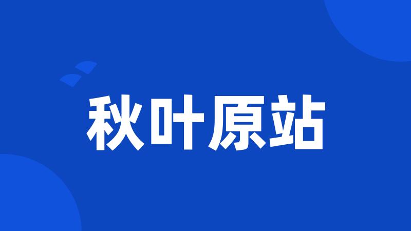 秋叶原站