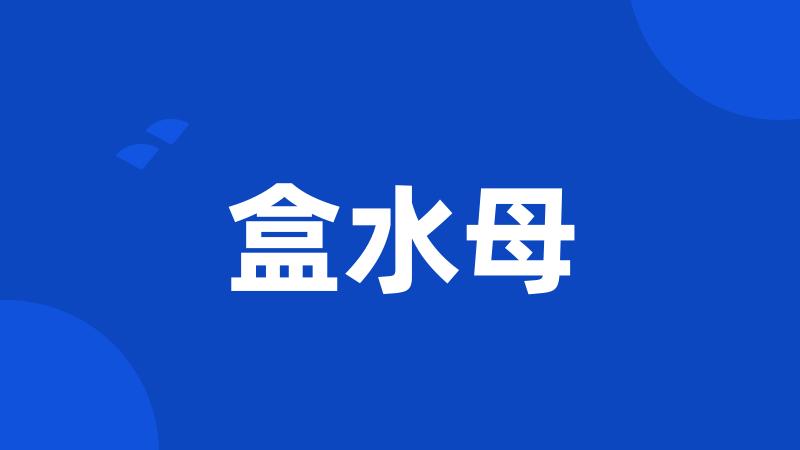 盒水母