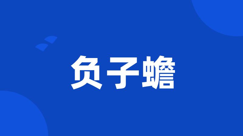 负子蟾