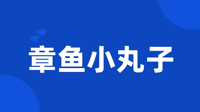 章鱼小丸子