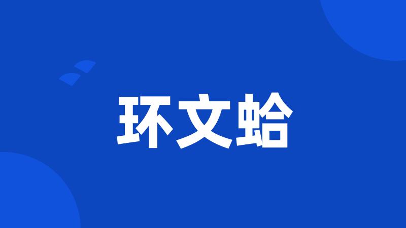 环文蛤
