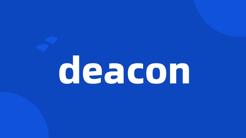 deacon