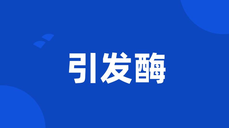 引发酶