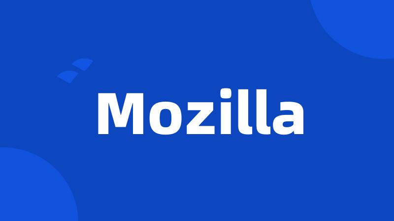 Mozilla