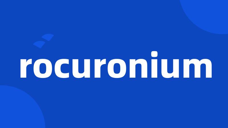 rocuronium