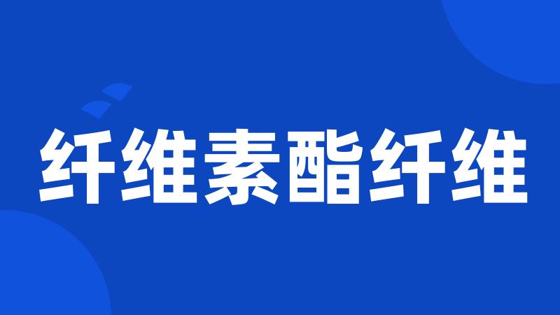 纤维素酯纤维