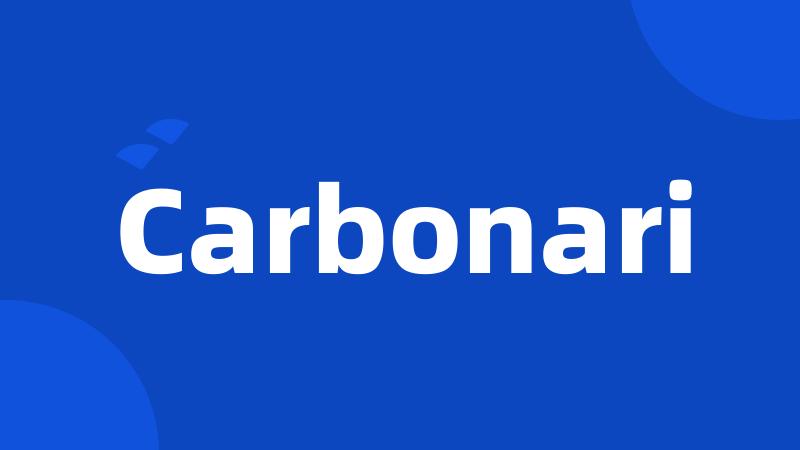 Carbonari