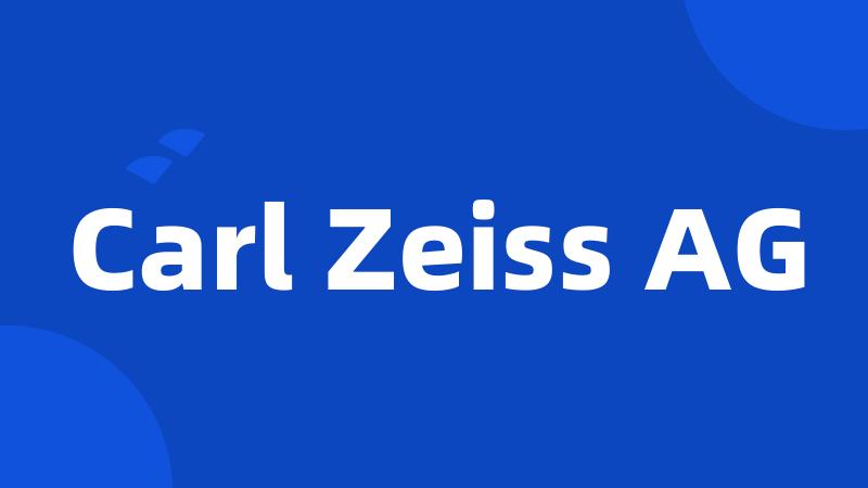 Carl Zeiss AG