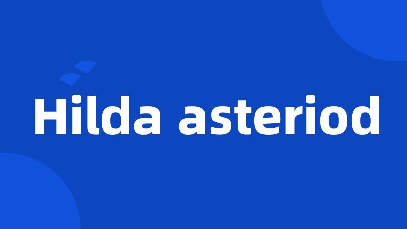 Hilda asteriod