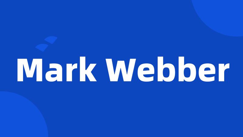 Mark Webber