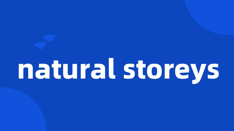 natural storeys