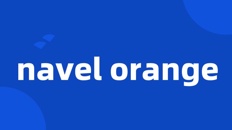 navel orange