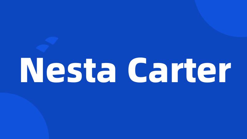 Nesta Carter