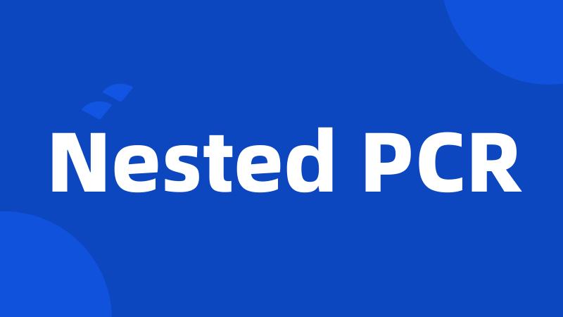 Nested PCR