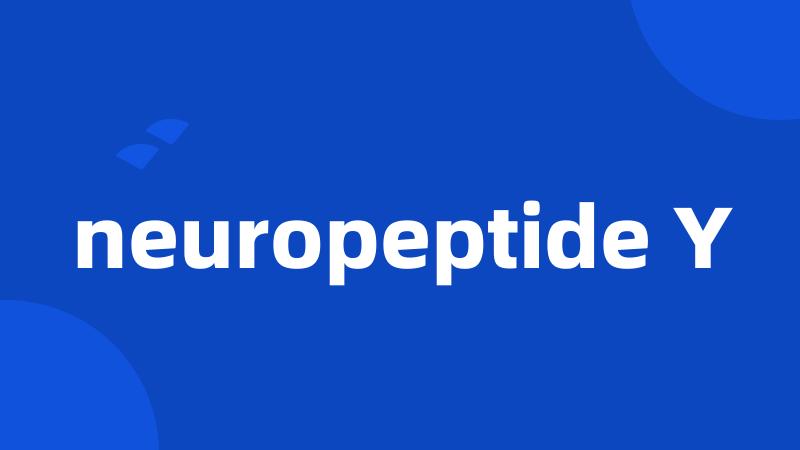 neuropeptide Y
