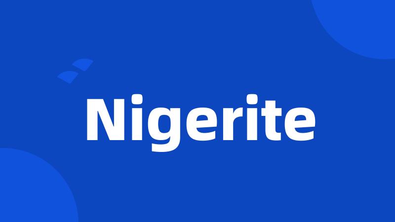 Nigerite