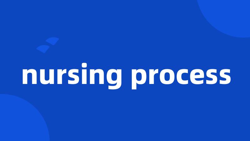 nursing process
