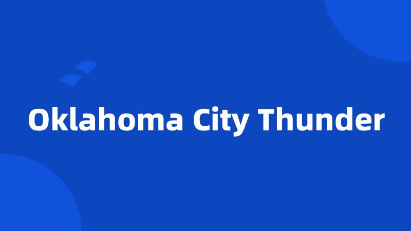 Oklahoma City Thunder