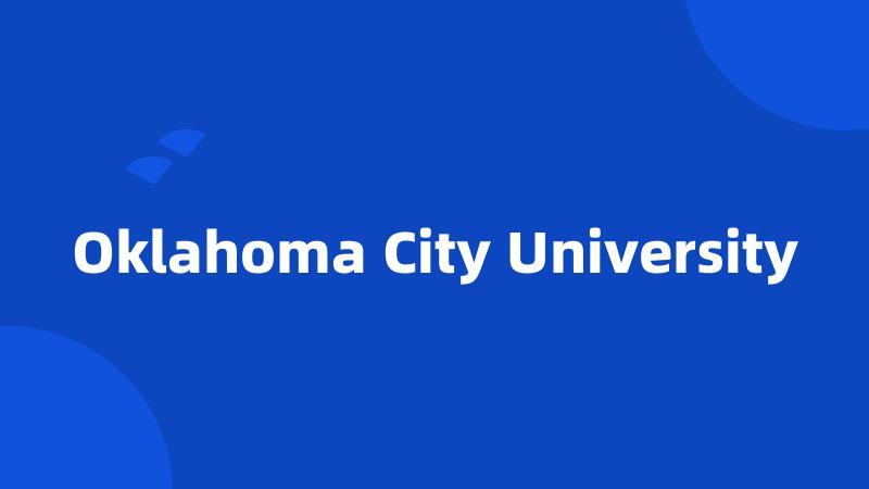 Oklahoma City University